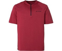 Cykeltröja Vaude Herr Tremalzo Q-Zip Shirt Carmine